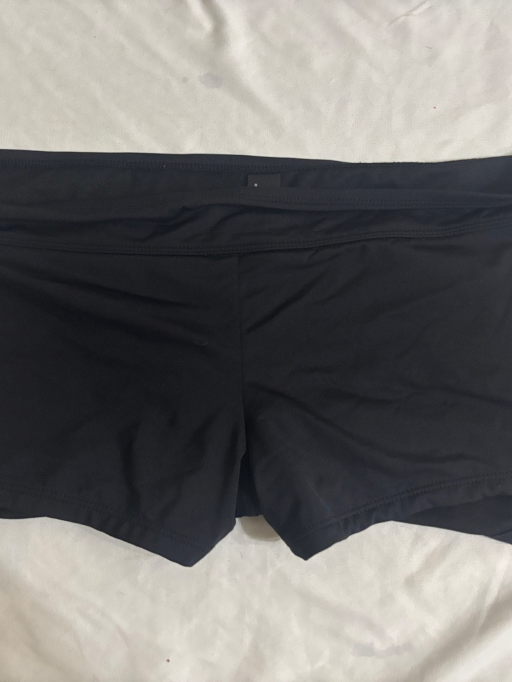 Black Stretch Boyshorts gym running CrossFit workout cheer undershorts J1